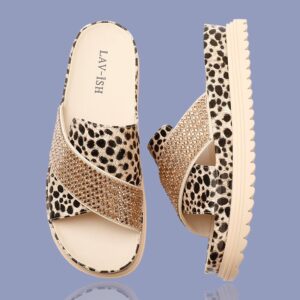 Leopard Cross-Over Slides