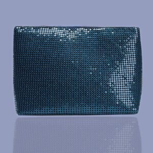 Aluminium Glomesh Blue Pouch