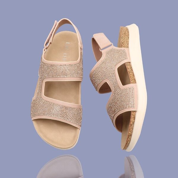 Blush Camila Bedazzled Sandals