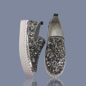 Sequin Princess Sneakers Grey