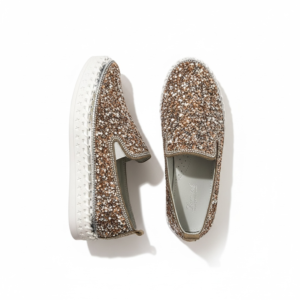 Sequin Princess Sneakers Gold