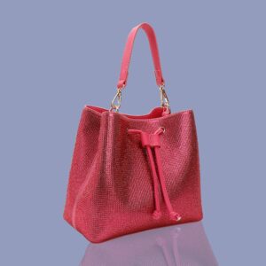 Fuchsia Mini Handle Bag