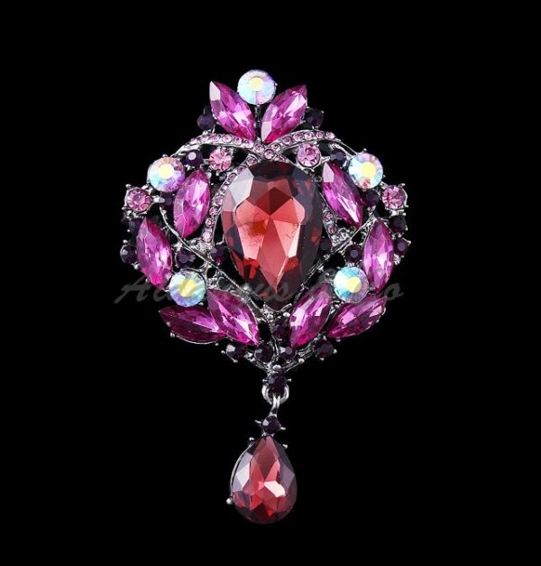 Fuchsia Brooch