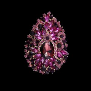 Fuchsia Brooch