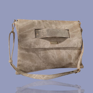 Iced Coffee Look Bling Crossbody Clutch