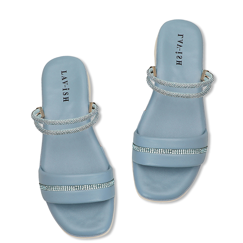 Ella Dusty Blue Sandals