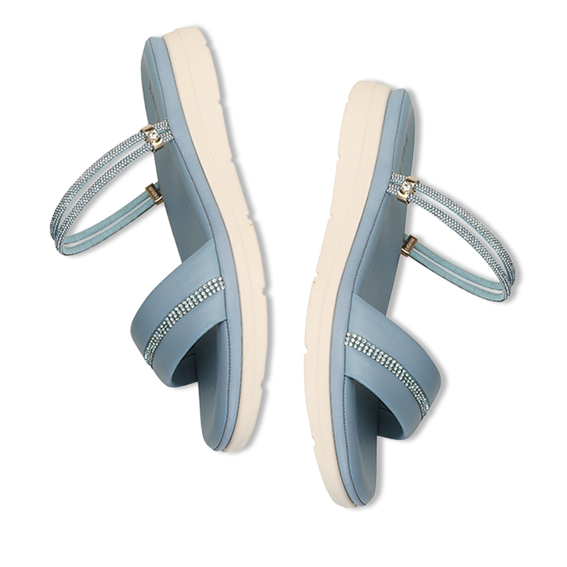 Ella Dusty Blue Sandals - Image 3