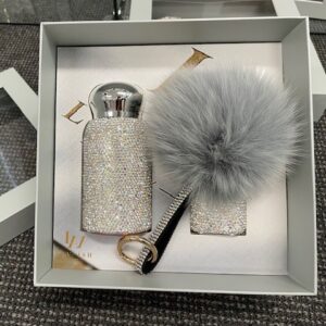 Silver Pom & Pour Gift Set