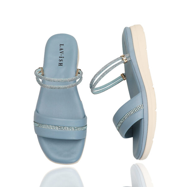 Ella Dusty Blue Sandals