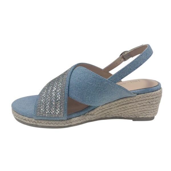 Denim Kylie Wedge Sandals