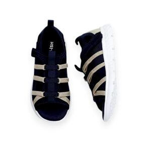 Navy/Gold Amelia Sneakers