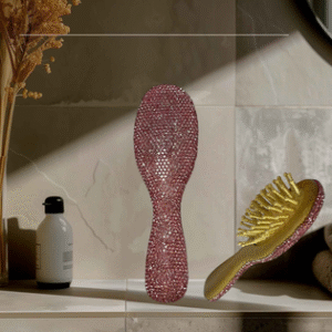 Bling Hair Brush Pink 17cm