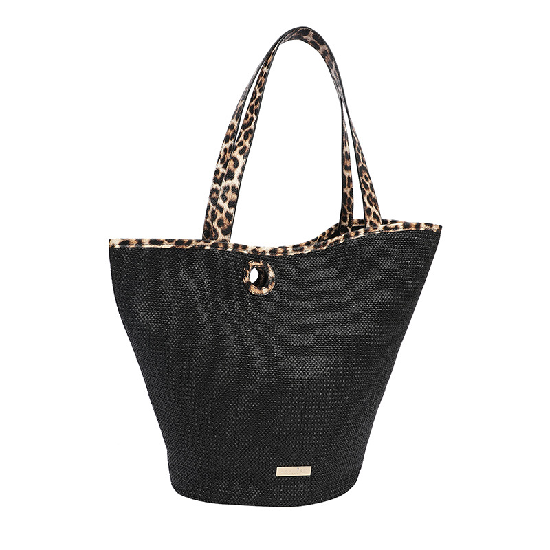 Black Chic Asymmetrical Tote
