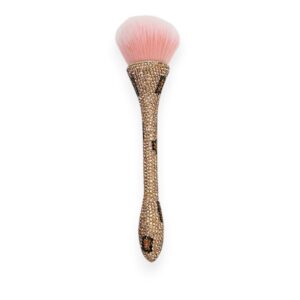 Leopard Print Cosmetic Long Brush