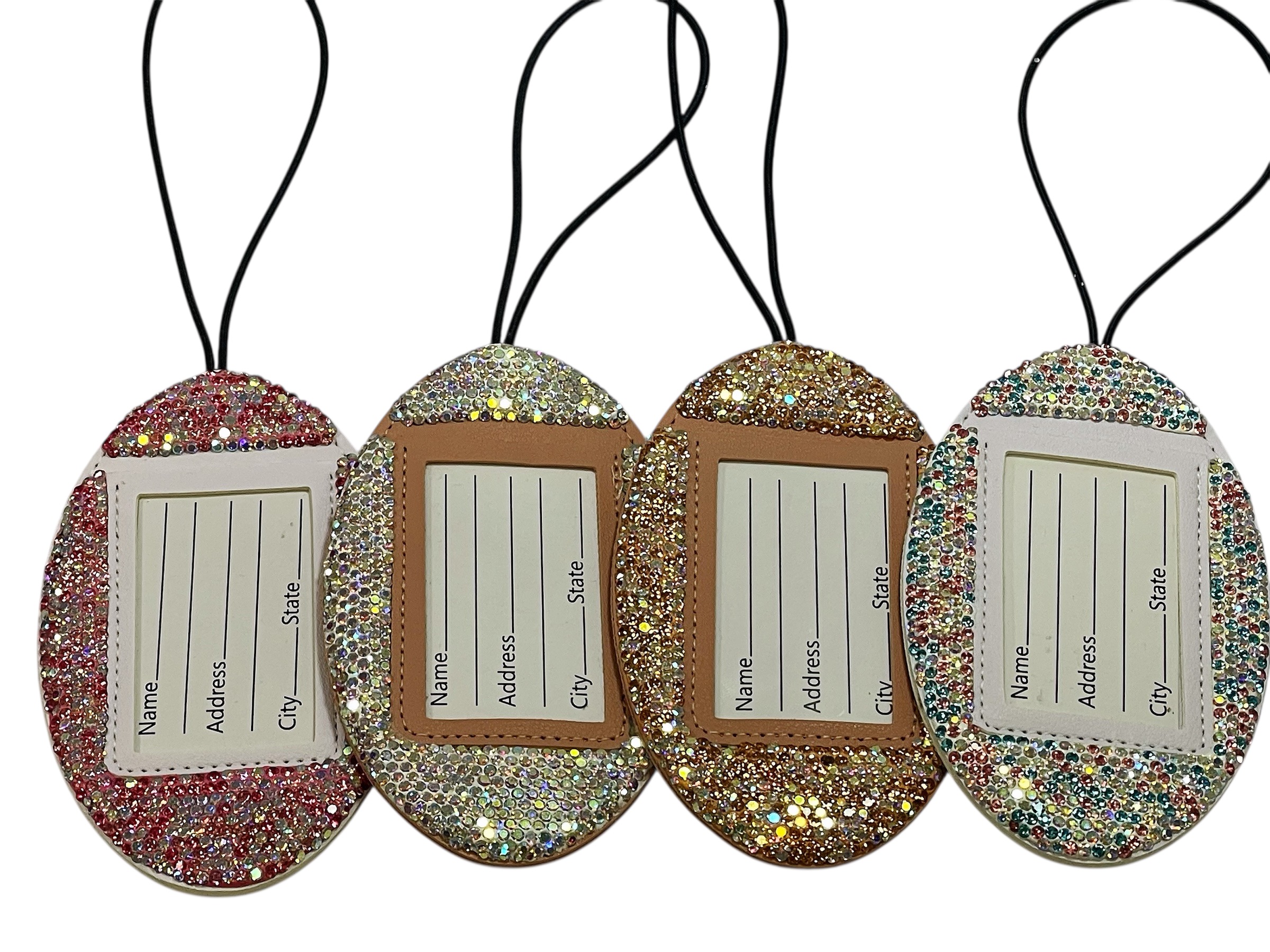 Pack of 4 Firstclass Bling Tag