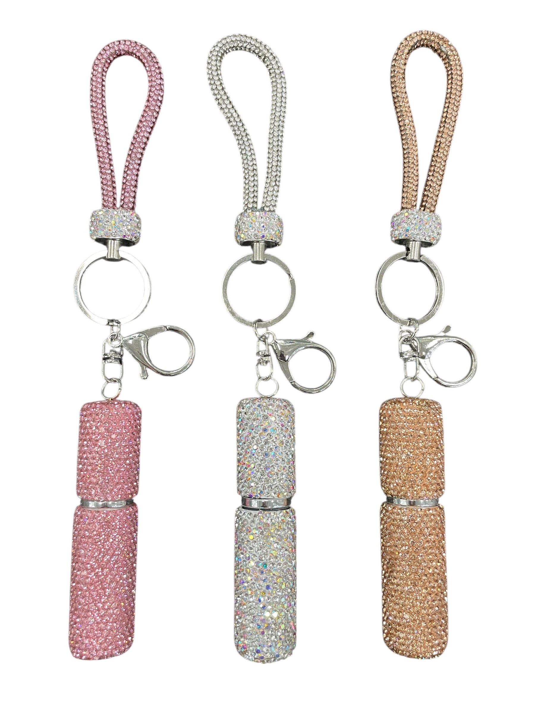 Pack of 3 Twinkle Mist Keyring