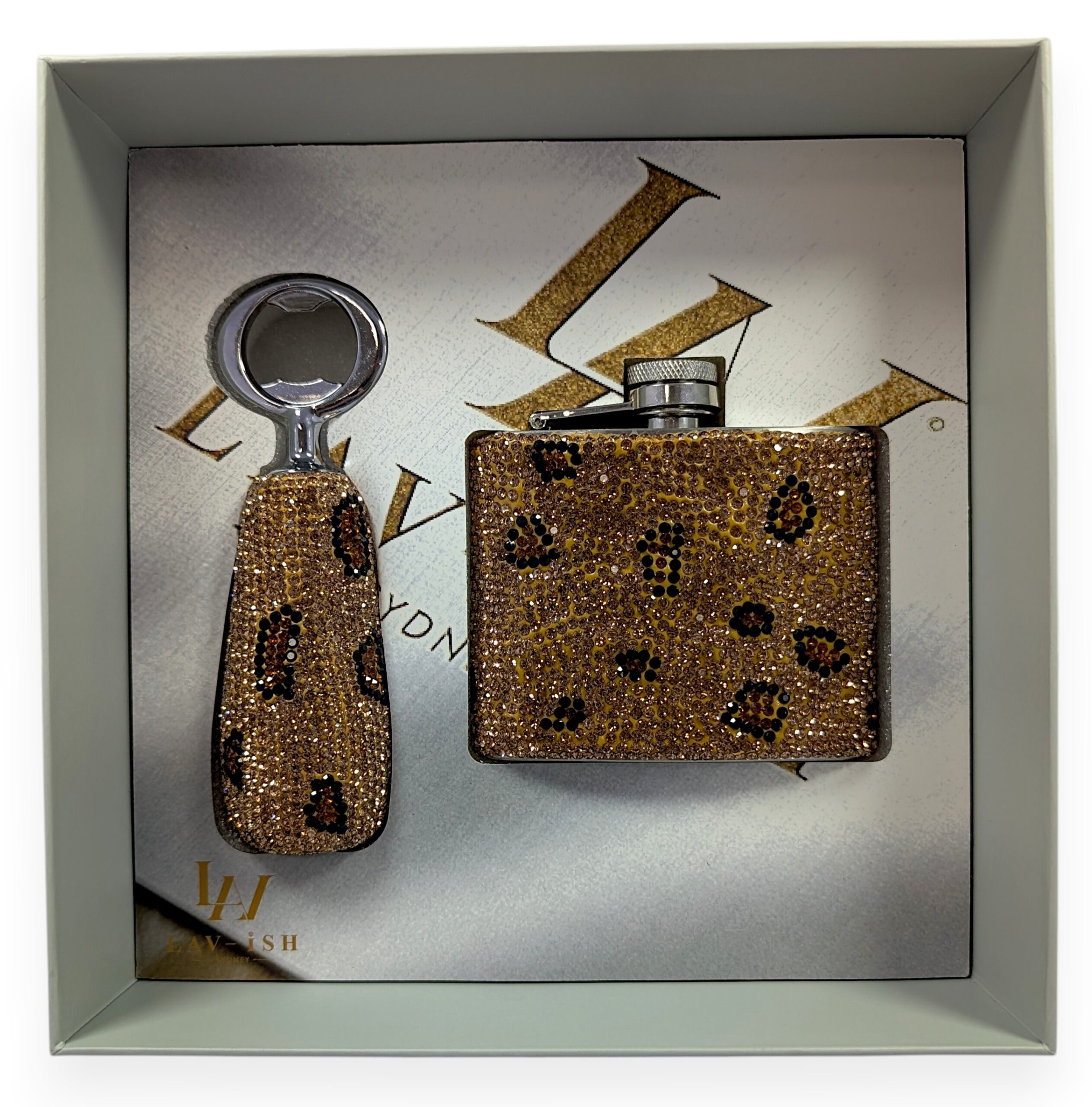 Leopard Out Bar Gift Set