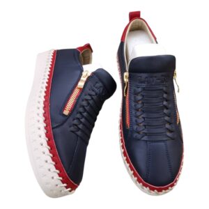 Navy/Red Heritage Zip Sneaker