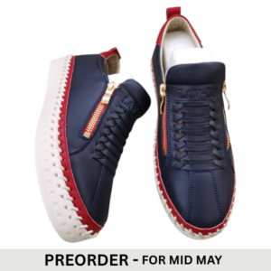 Navy/Red Heritage Zip Sneaker