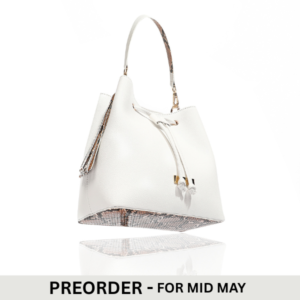 White Ruby Bucket Bag