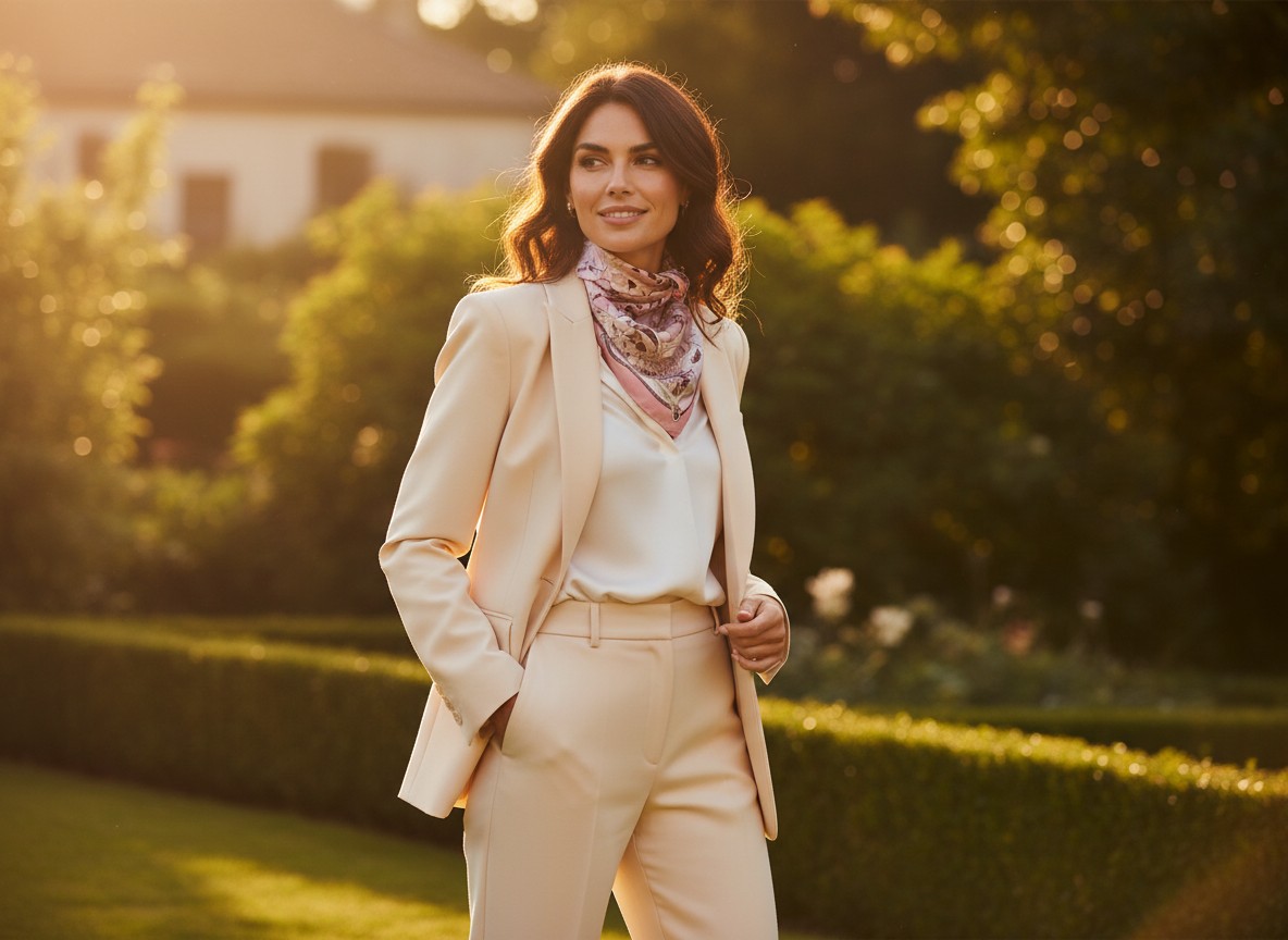 Mulberry Silk Scarf Pink - Image 5