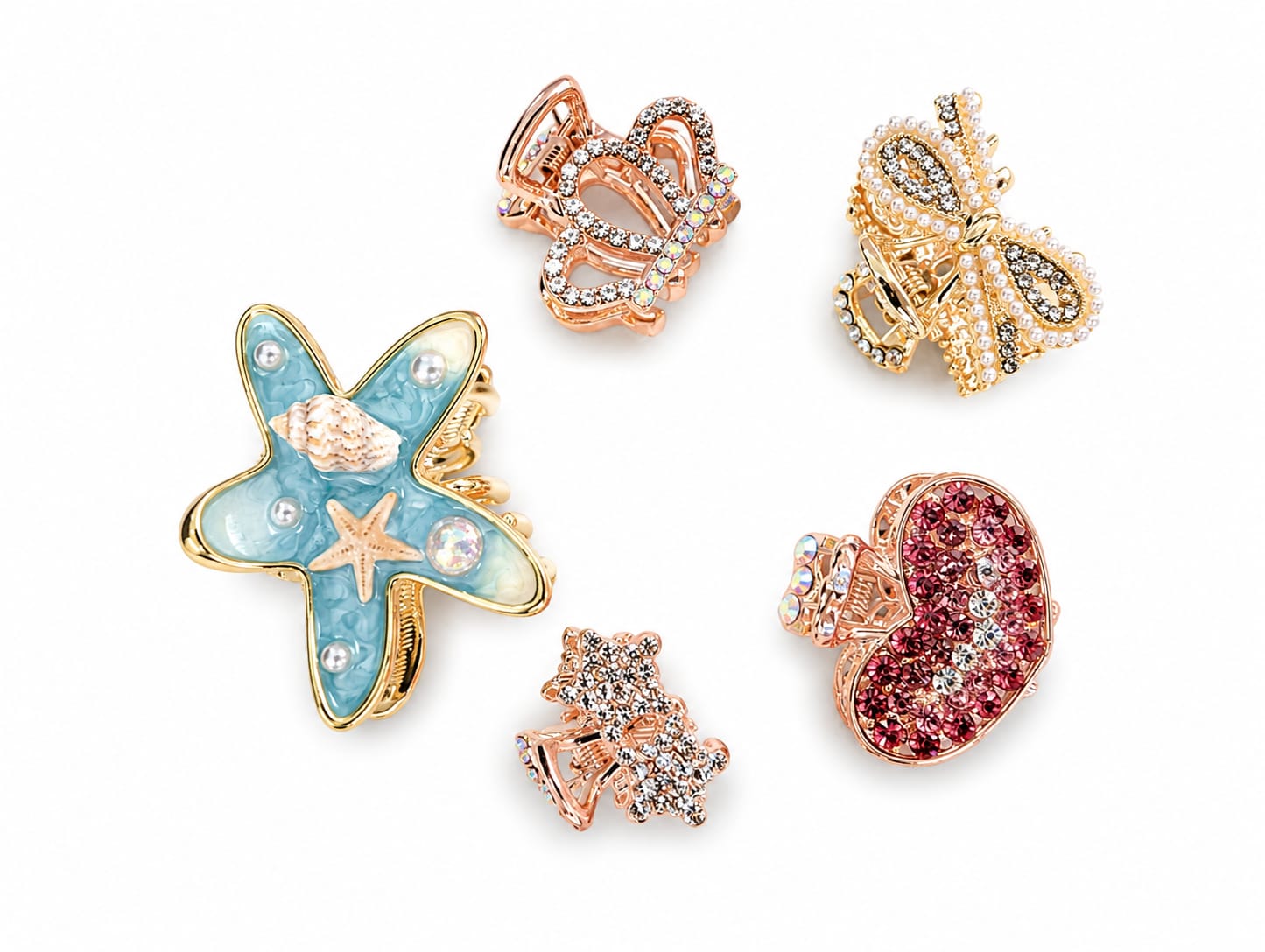 Box of 30 Claw Hair Clips